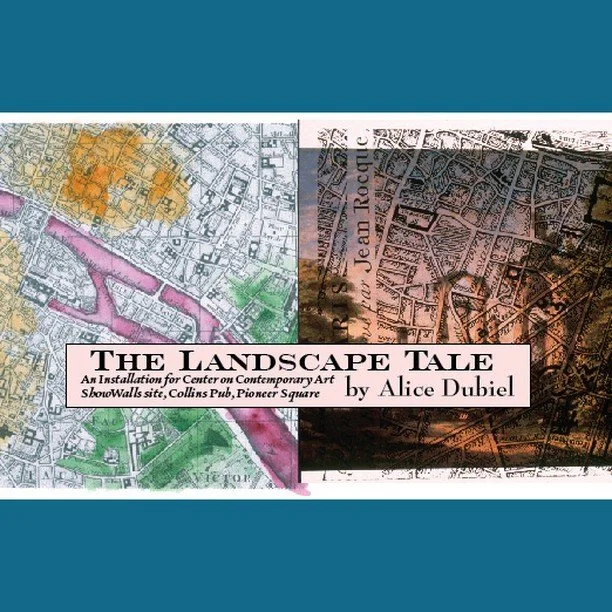 Alice Dudiel has a new show at Collins Pub!
The installation, The Landscape Tale, September 1&ndash;October 31, 2024 at Collins Pub, revisits an old installation from 1993 at 911 media arts. Sponsored by Center on Contemporary Art ShowWalls program, 