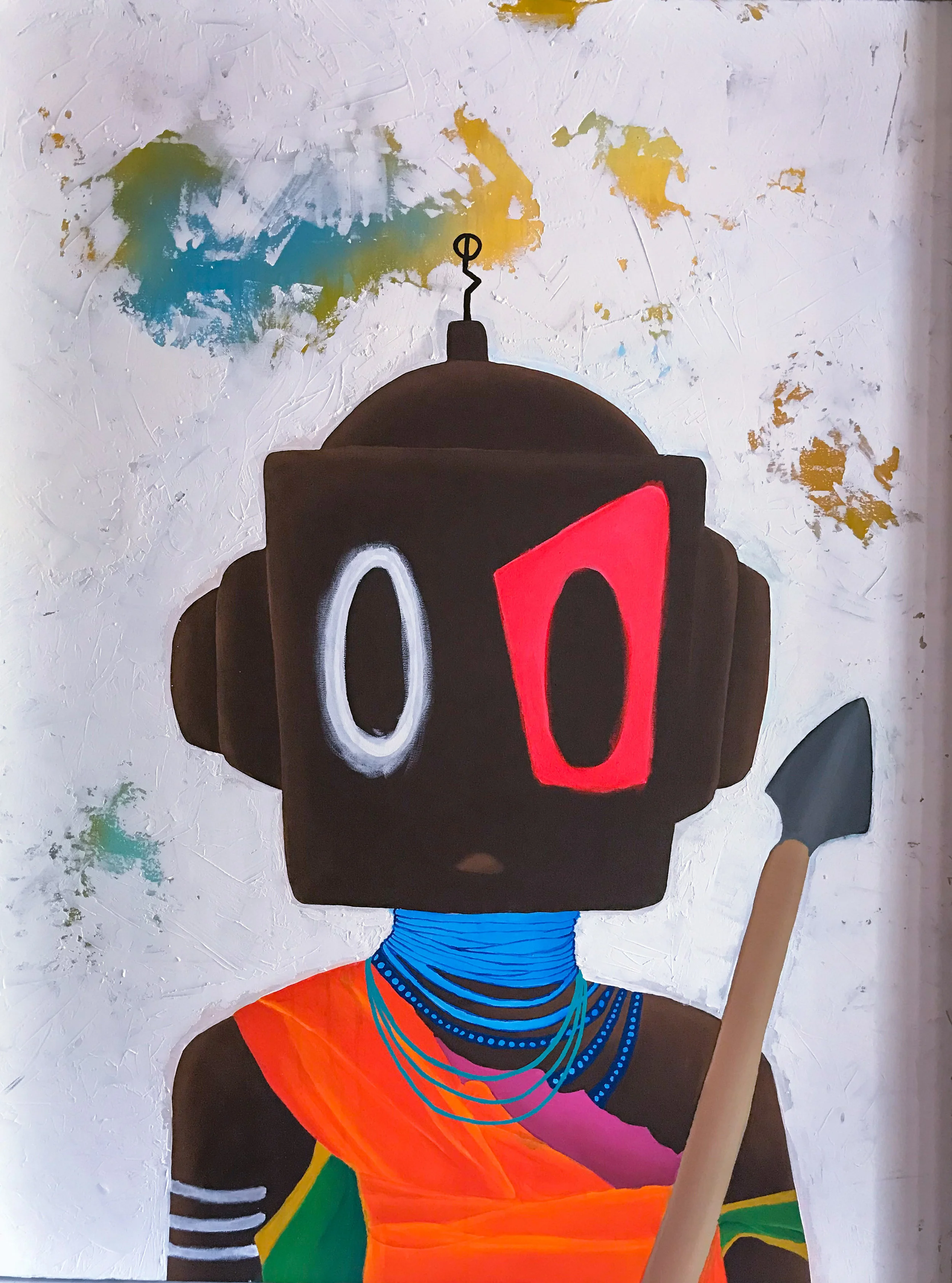 Victor Walker “I Am The Last Tongue” | 37” x 49” | $3,600