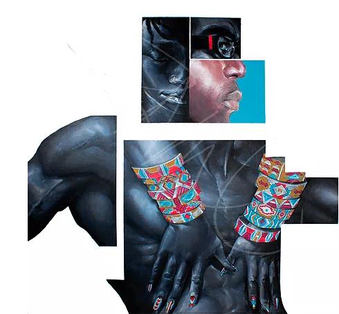Rameses Jones “Solidarity” | 40” x 40” | $1100