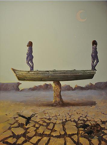Rameses Jones “Burden of Expectation” | 48” x 60” | $800