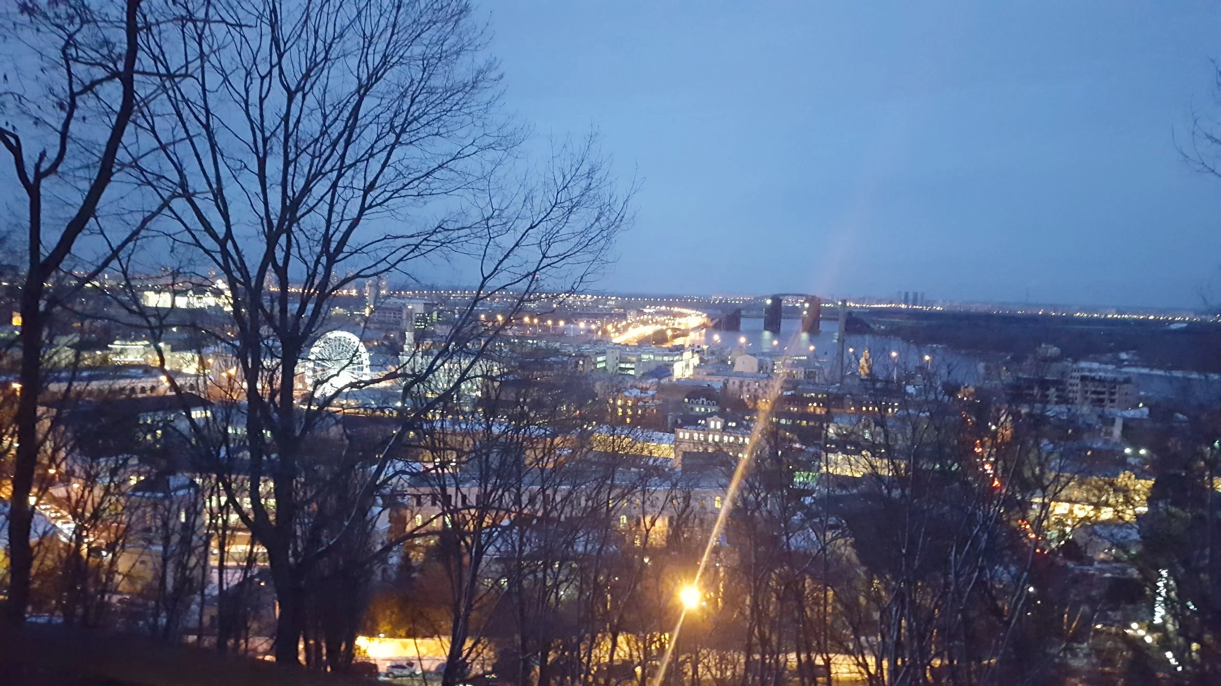 Kiev at night. 2/2019.
