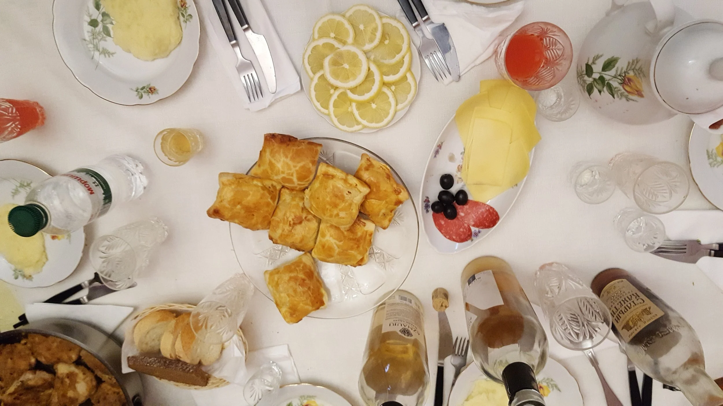 Table we shared in honor of Oleg.