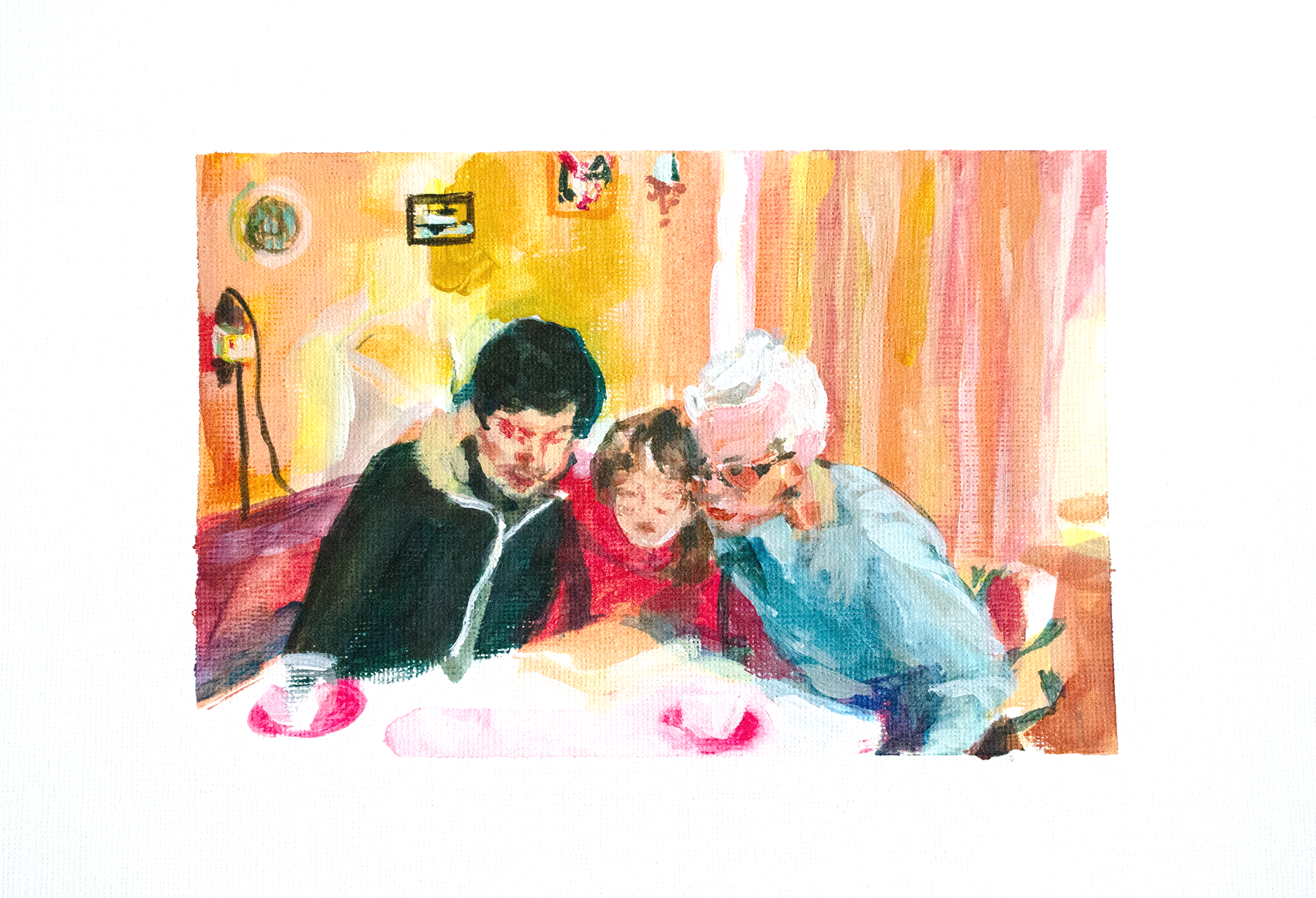 Neice's Birthday, with Dad