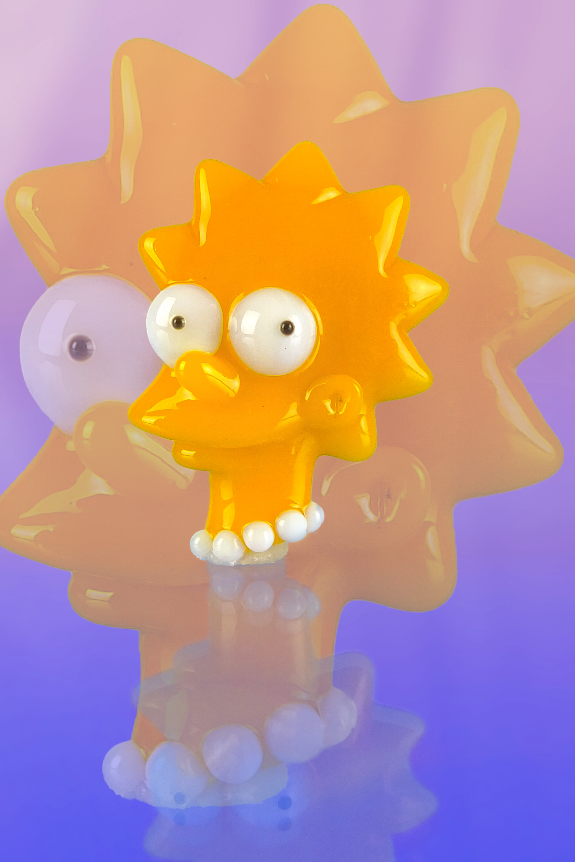 Lisa Simpson "2D" Pendant