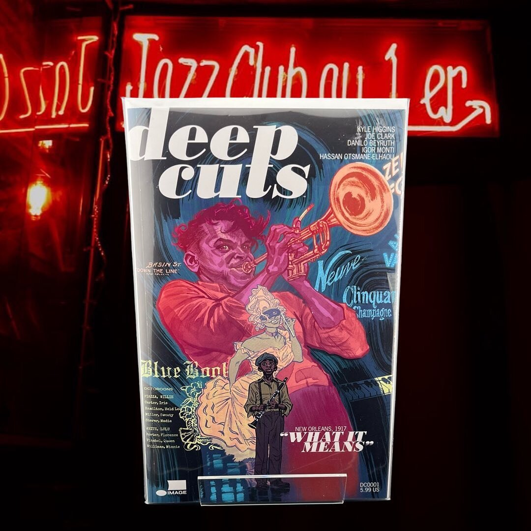 Deep Cuts #1 (of 6) 
Certified DIGGITY DOPE! 

Love this book, love the cover and interior art, I can&rsquo;t wait for the next issue! 

The story won&rsquo;t take you on any kind of unexpected journey but the way @joeclarkchicago and @kyledhiggins w