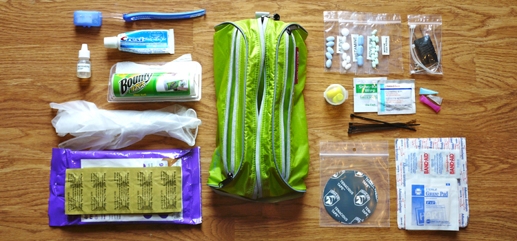 backpacking toiletry kit