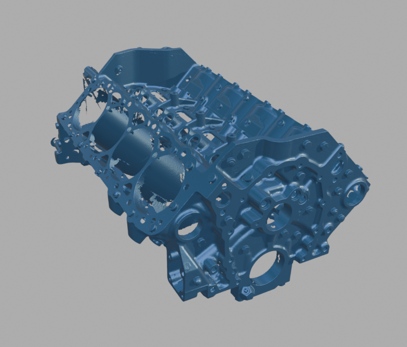 Chevrolet 350ci Bare Engine Small Block - 3D Scan (STL) [Item: MHI]