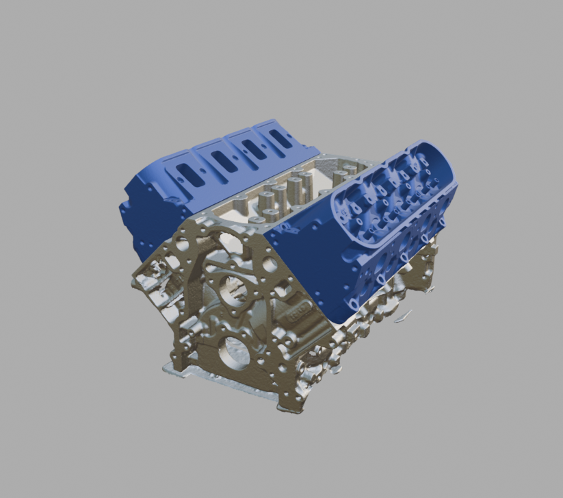 GM LS7 Cylinder Heads - 3D Scan (STL) [Item: SBU]