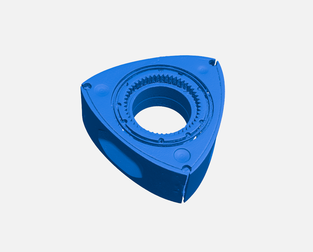 Mazda 12A Rotary Engine Rotor - 3D Scan (STL) [Item: MHI]