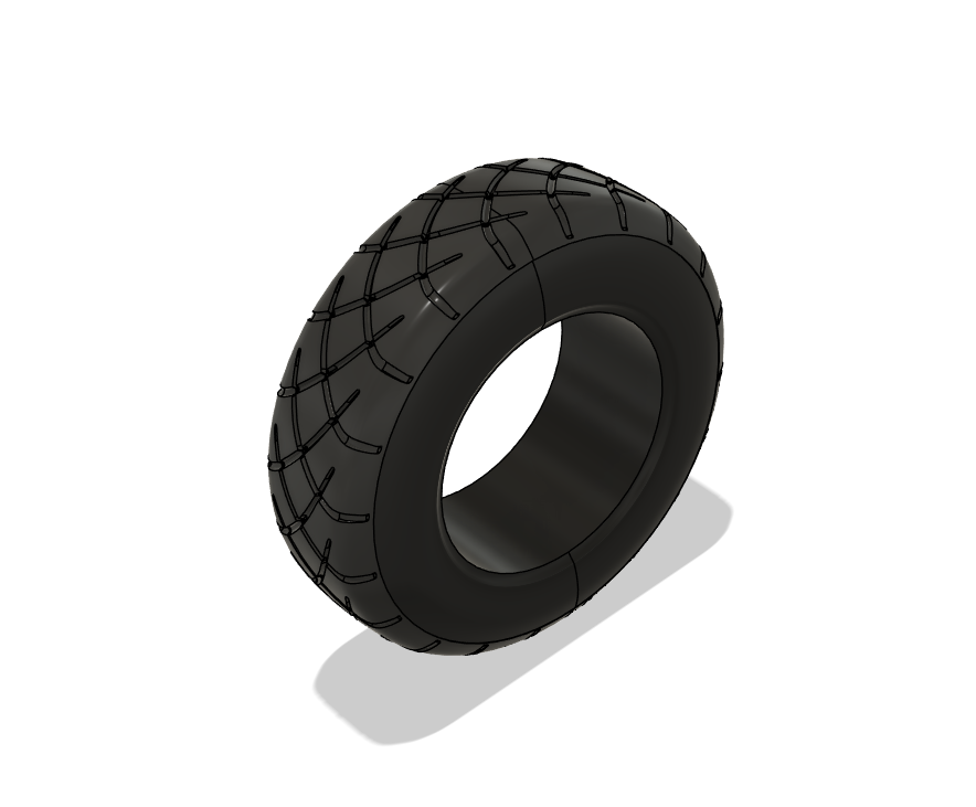 Yokohama Advan 165/70 R10 A032R Tyre - CAD Model (STEP) [Item: LHO]