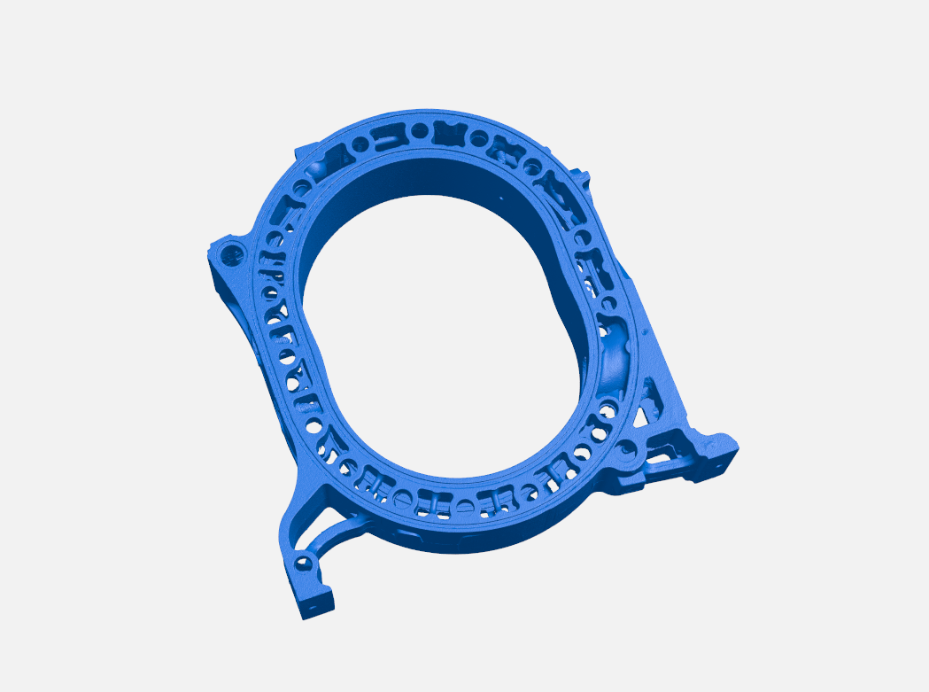 Mazda 12A Rotary Engine Rotor Housing - 3D Scan (STL) [Item: MHI]