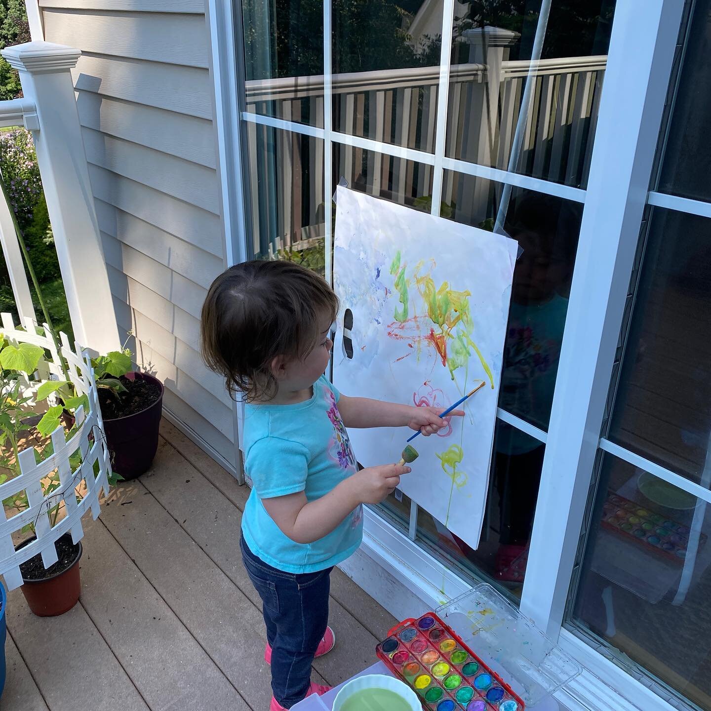 Outdoor painting #ittybittymisslily
