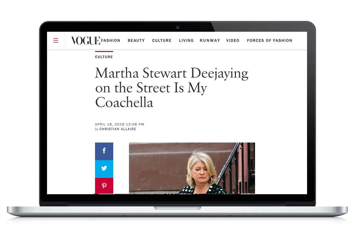Martha Stewart Uber Black campaign still