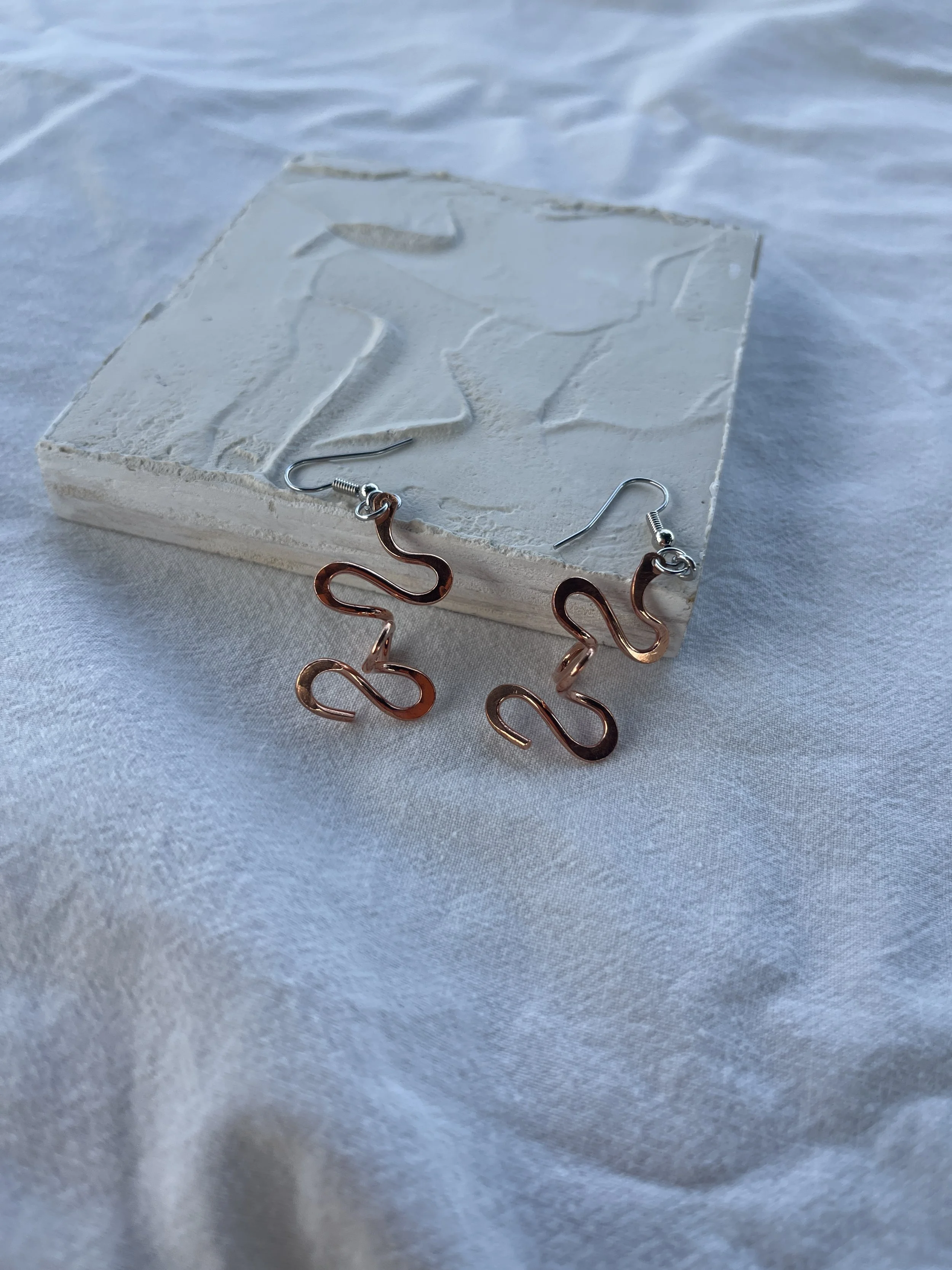 Mini Bloom Earrings (Copper)