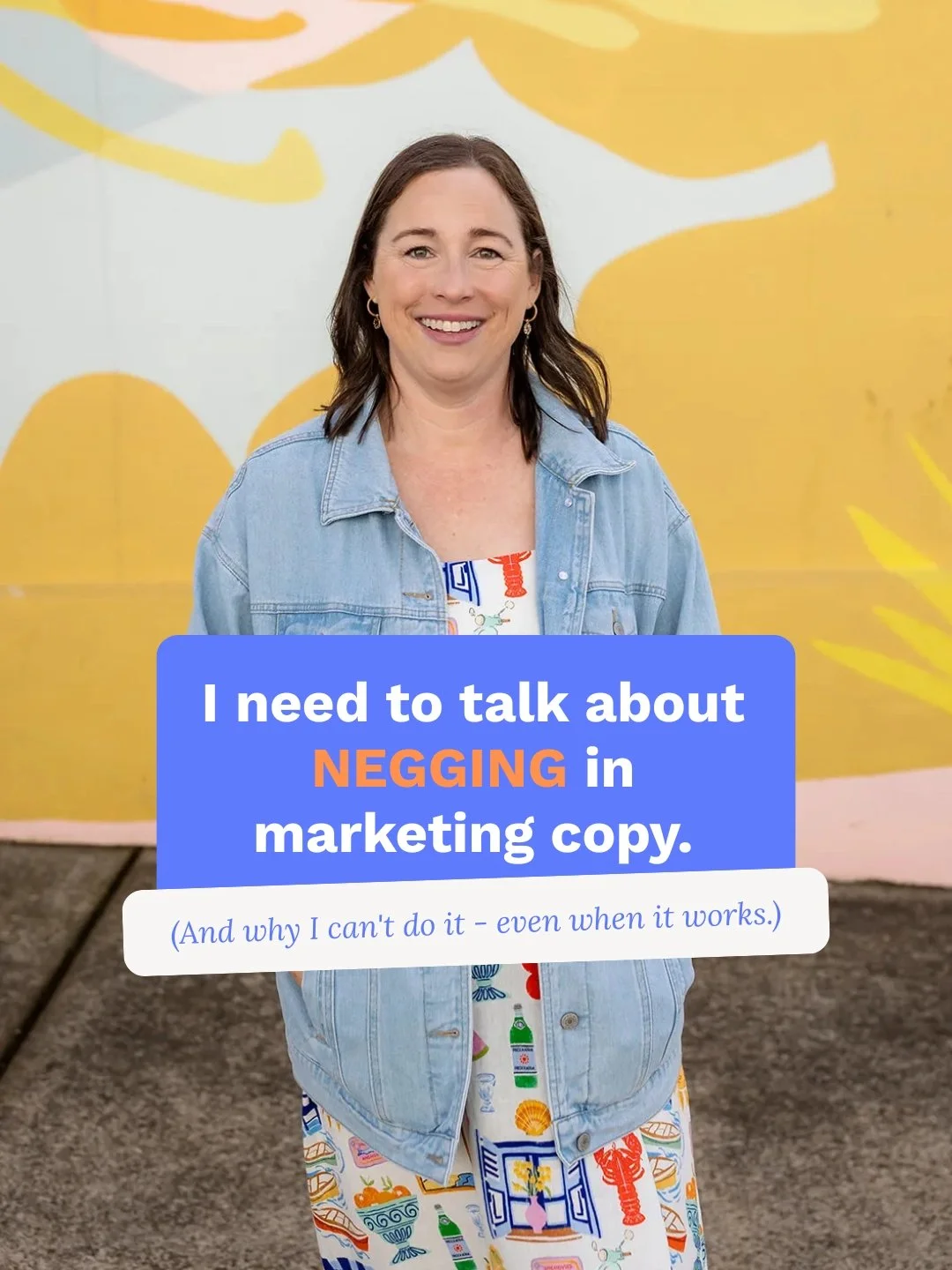 Here's something about the marketing copy you're reading every day, that you might not have clocked, and honestly? It's worth saying out loud.

A lot of copy that sounds empowering is quietly trying to make you feel bad first.
Now, that's not always 