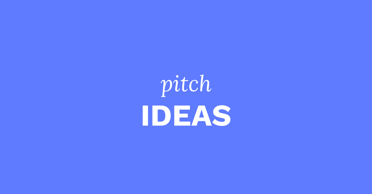 Story angles and media pitch ideas generated from founder feature article