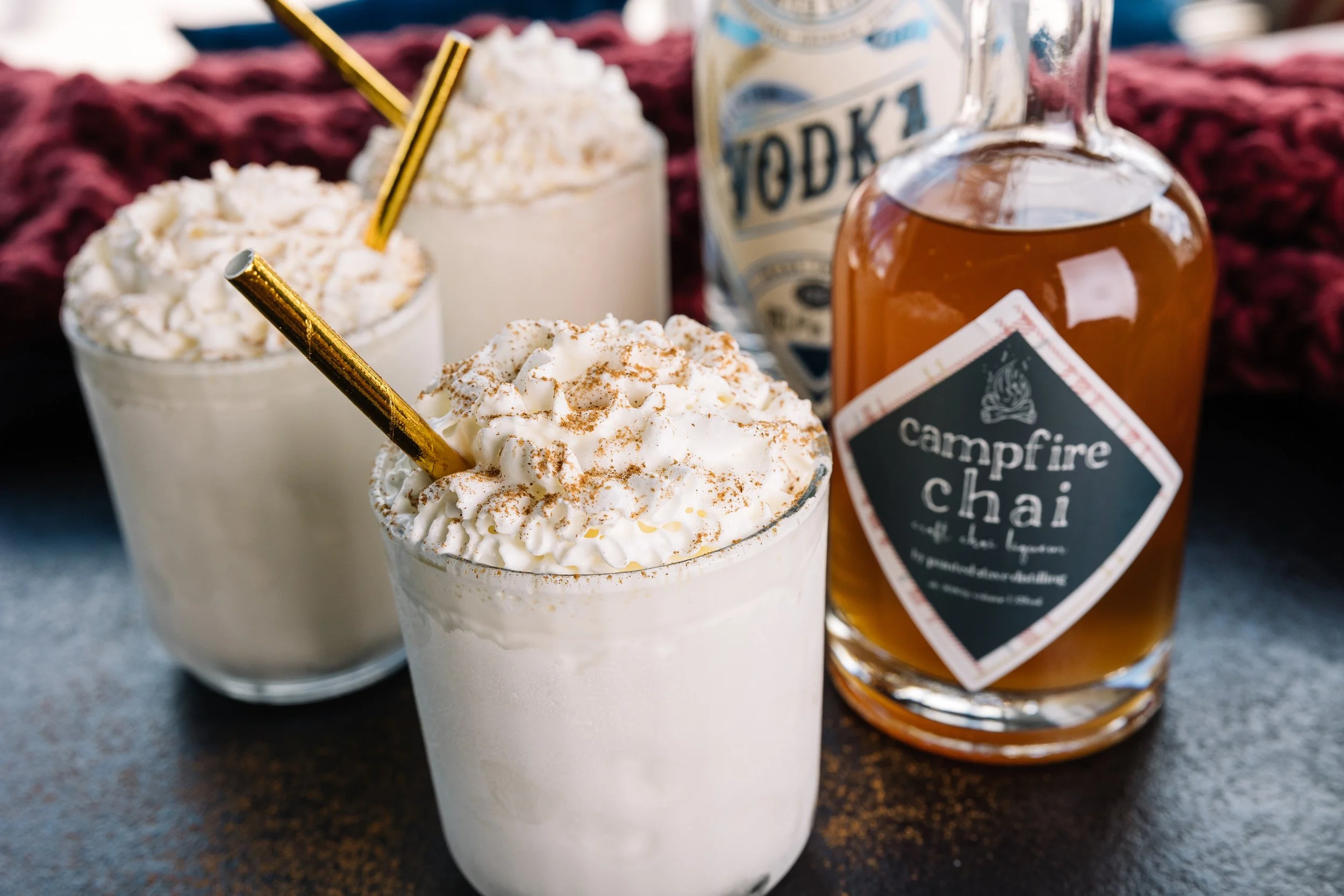Campfire Chai Boozy Milkshakes