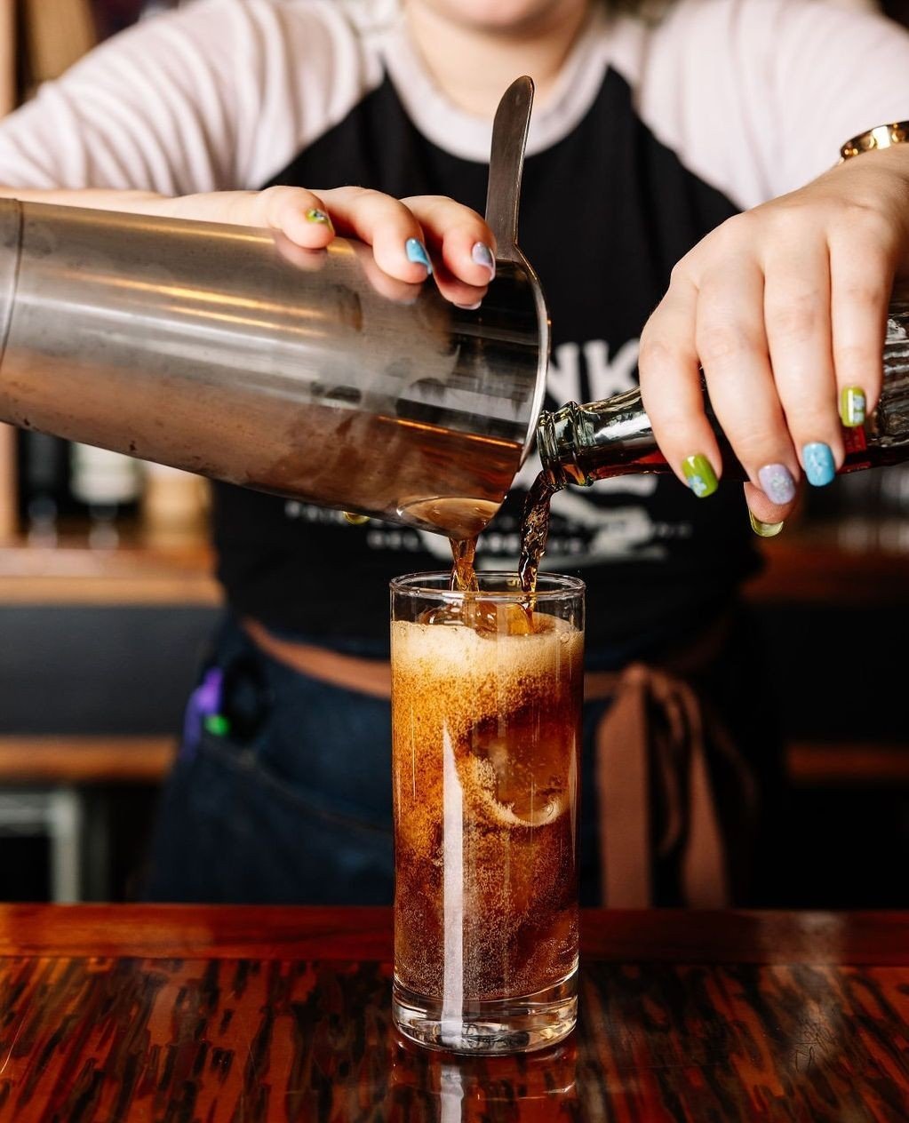 🤎 Root of all Evil | painted stave rye and absinthe, averna amaro, birch beer, star anise⁠
⁠
This one is for the birch beer lovers! It's sweet, refreshing and pretty darn tasty if we do say so ourselves! ⁠
⁠
✨️REMINDER - we'll be closed this Saturda