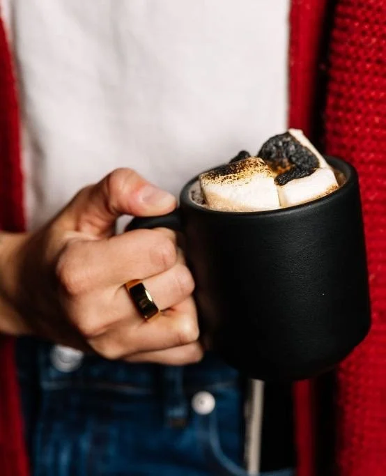 Mexican Hot Cocoa ❄️ house hot chocolate, chili spiced cocoa, cream.⁠
⁠
Part of our 'choose your proof' menu, this tasty treat is available without alcohol, or with the Painted Stave spirit of your choice. ⁠
