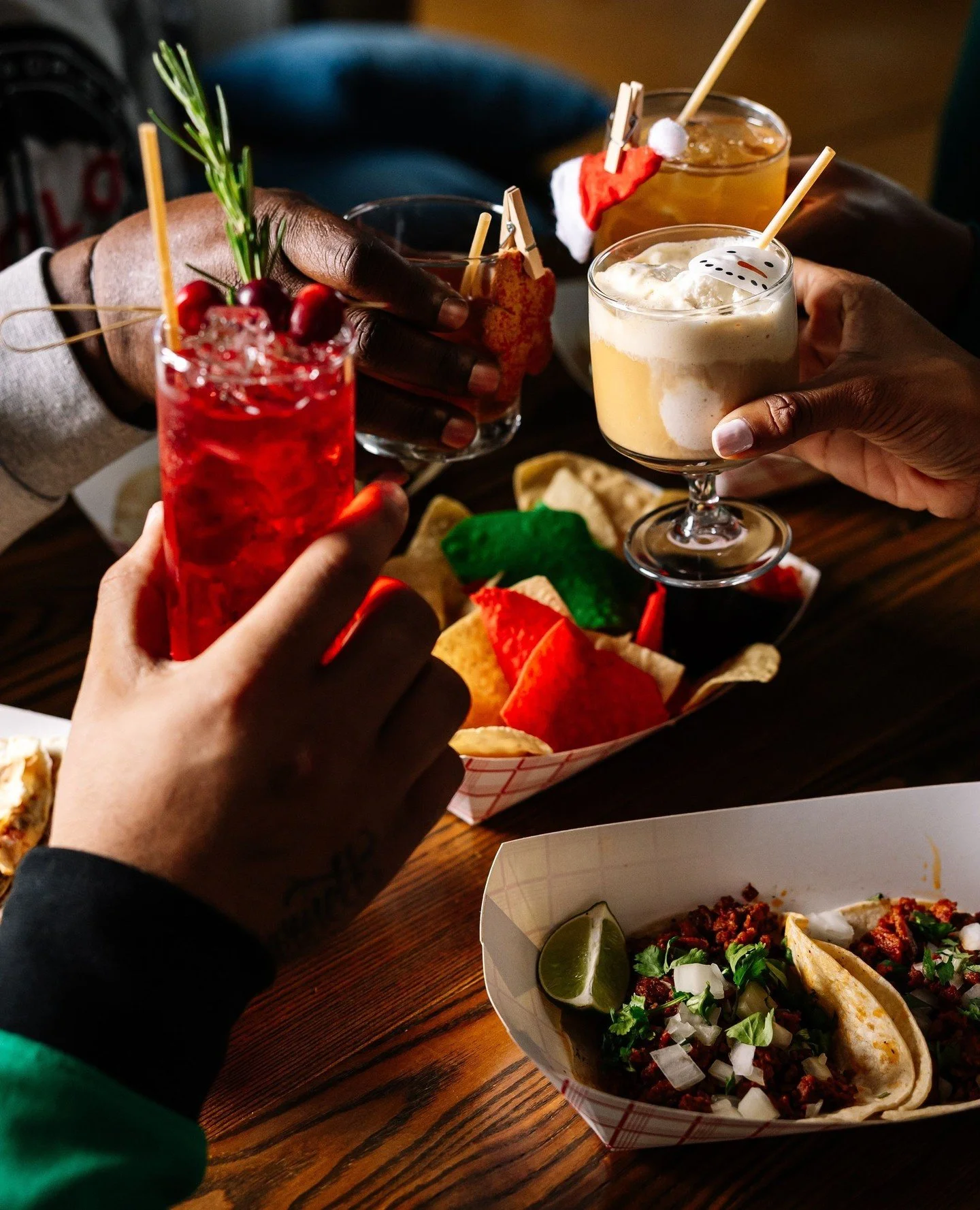 In case ya missed it, the holiday menu is live and it's really a lot of fun. We hope you're able to come by for something festive! We're open from 5-9 tonight ✨ See ya there!