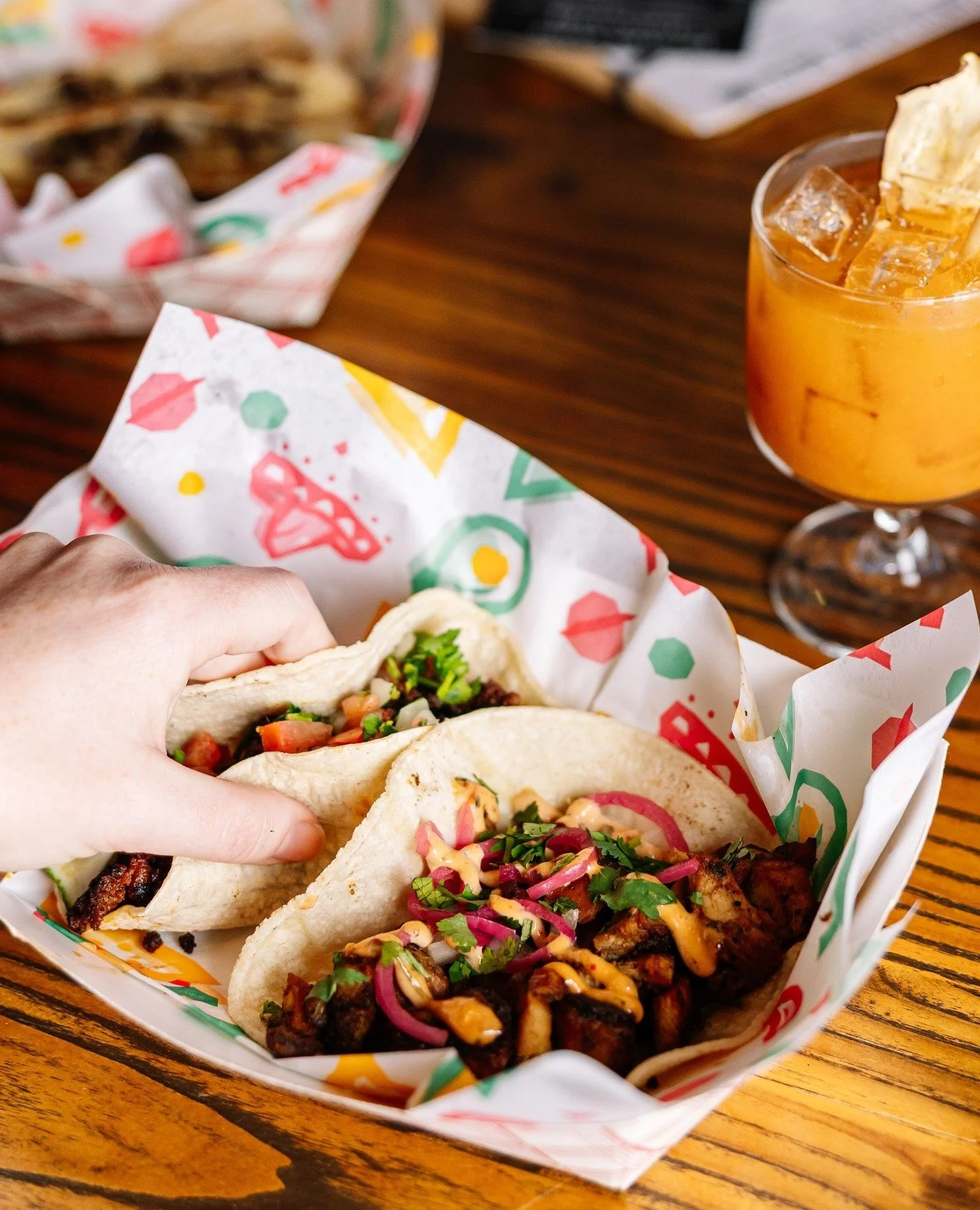 In case you forgot, tomorrow (Thursday) is a very important day! Get two street tacos and a classic cocktail for $15 👀 We're open from 5-9, see you then!