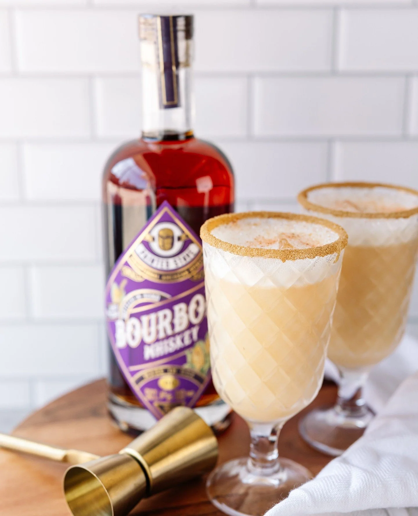 THE PAINTED STAVE SOUR⁠
 ✨⁠
2 oz. Painted Stave Bourbon⁠
.5 oz. Simple Syrup⁠
.5 oz. Lemon Juice⁠
1 oz. Egg whites (if desired)⁠
⁠
Shake well in a shaker packed with ice and strain into your favorite glass.