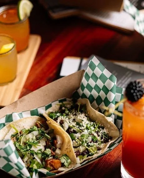 It's that time again 🌮 Taco Thursday is back again this week! Two @taco_jardin street tacos and a classic cocktail for $15. See ya here between 5-9.