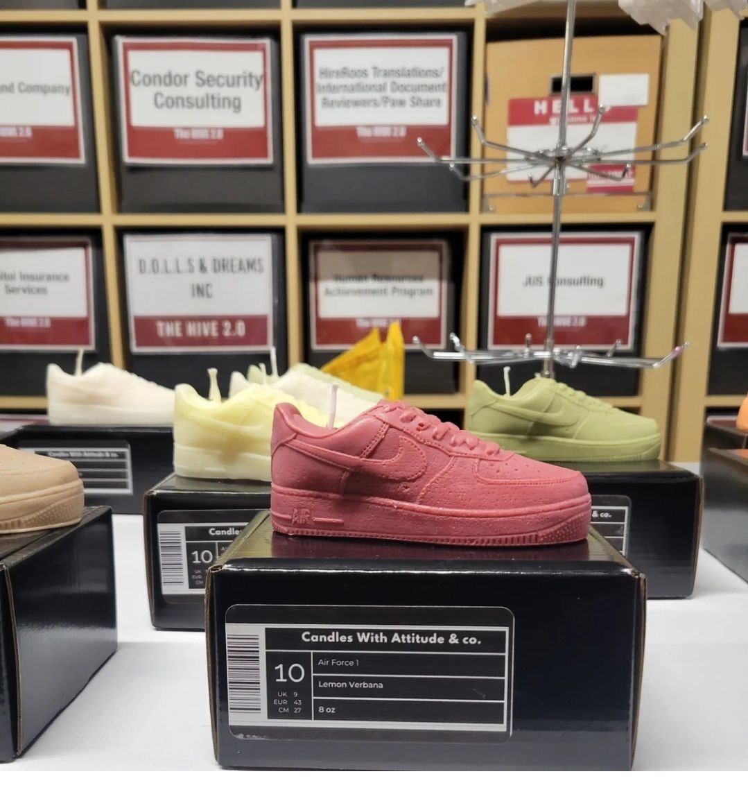 Air Force One Shoe Candle