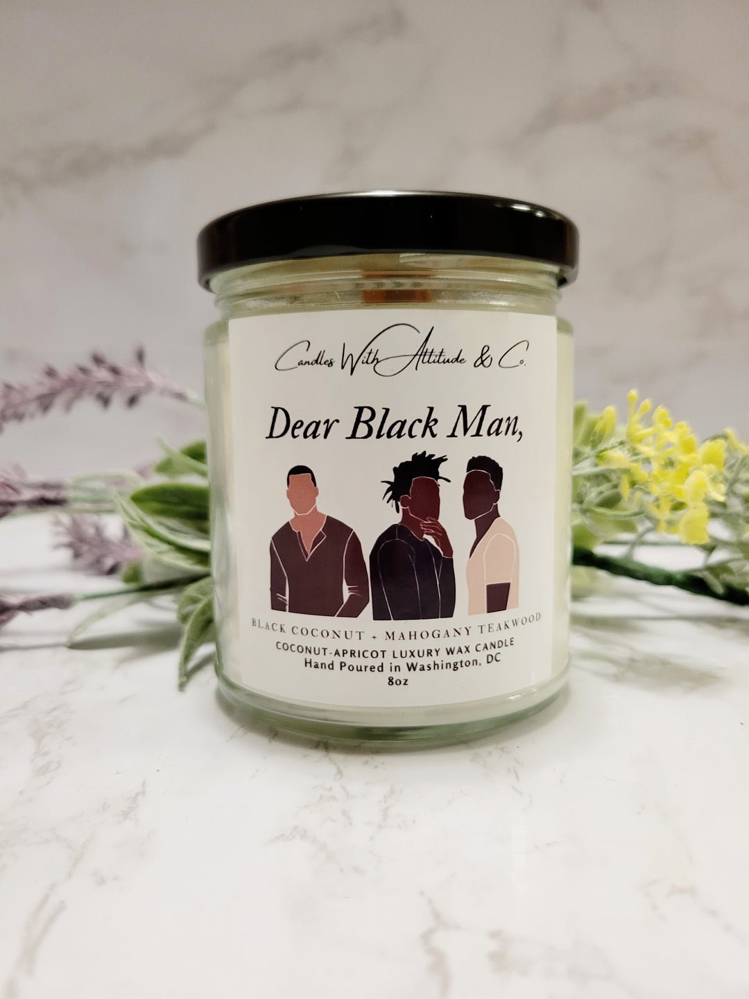 Dear Black Man, 8oz Candle