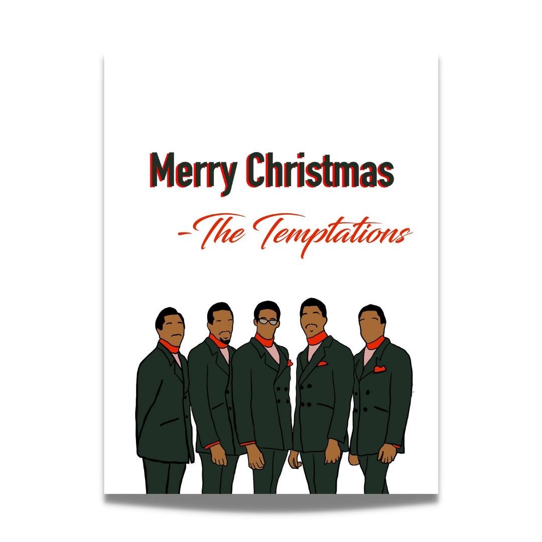 The Temptations Christmas Card