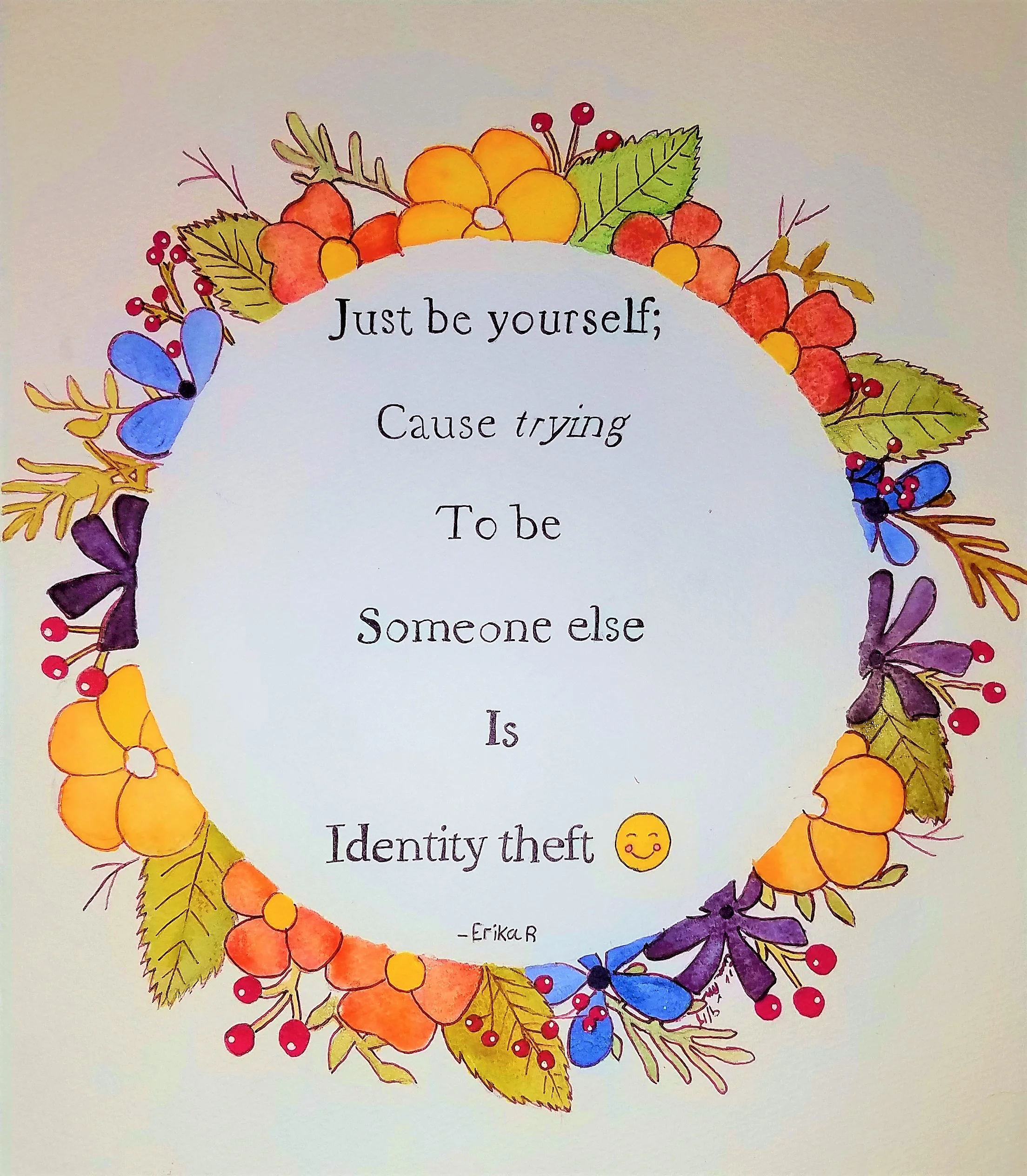 Just be yourself