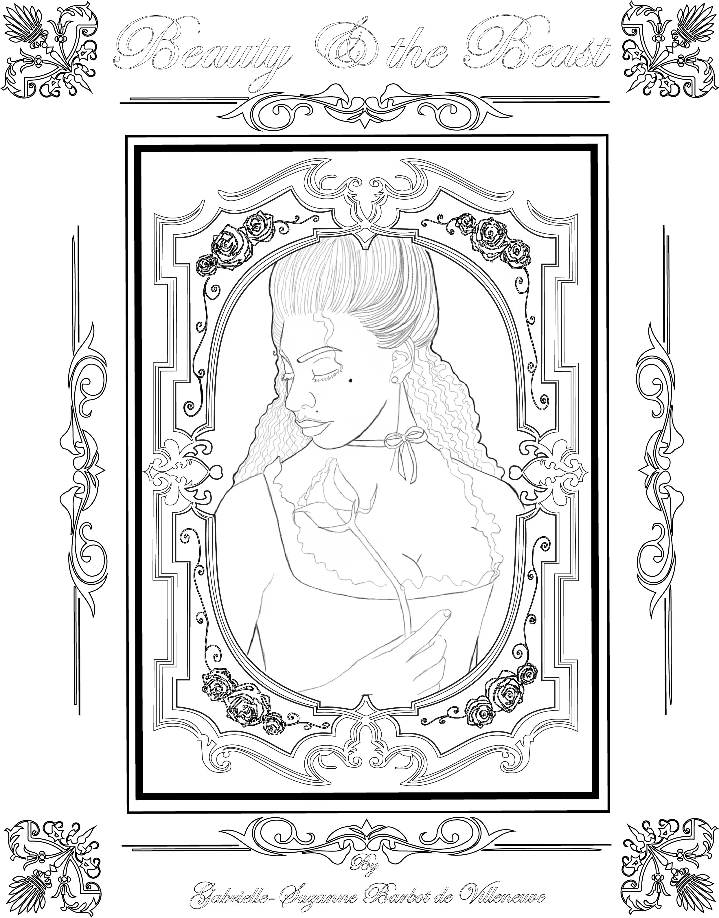 Beauty & the Beast Coloring page.jpg
