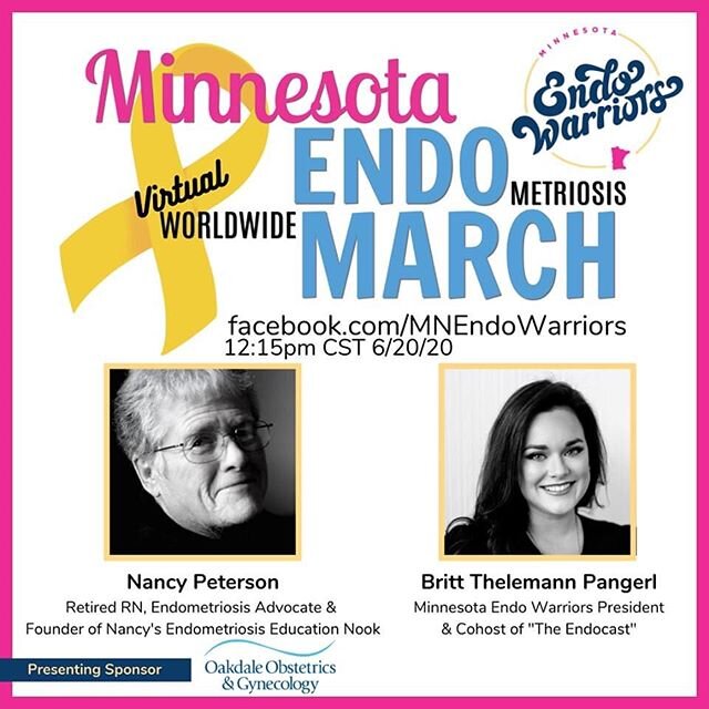 Please join @theendocast hosts @brittthelemann (with special guest @ericg.heegaard) THIS SATURDAY at 10:30am CST for the Virtual Minnesota Endo &quot;Brunch&quot; w/ Endo Specialist Q &amp; A followed by the Virtual Minnesota Endo March! 
ALL FOUR Mi
