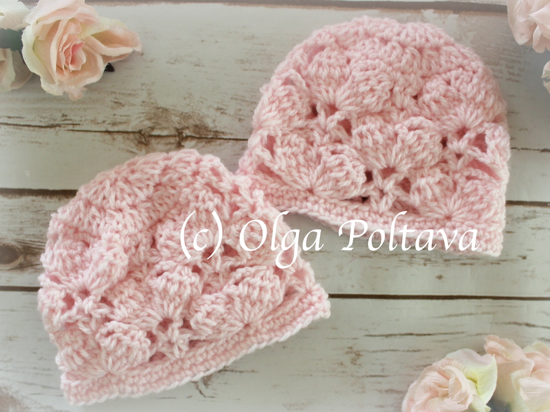 Pink Marshmallows Baby Hat 