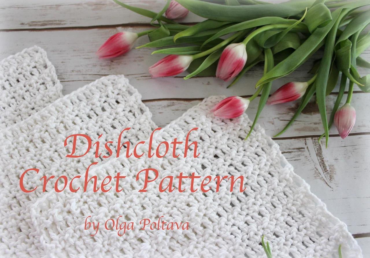 Simple Crochet Dishcloth Pattern 