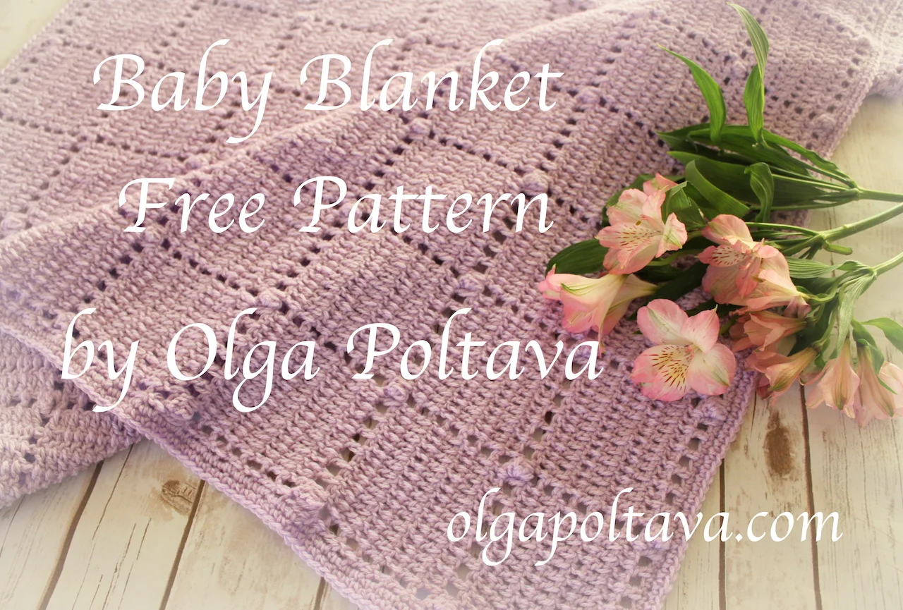 Blocks and Popcorns Baby Blanket