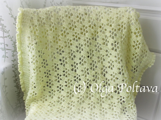 Buttercups Baby Blanket