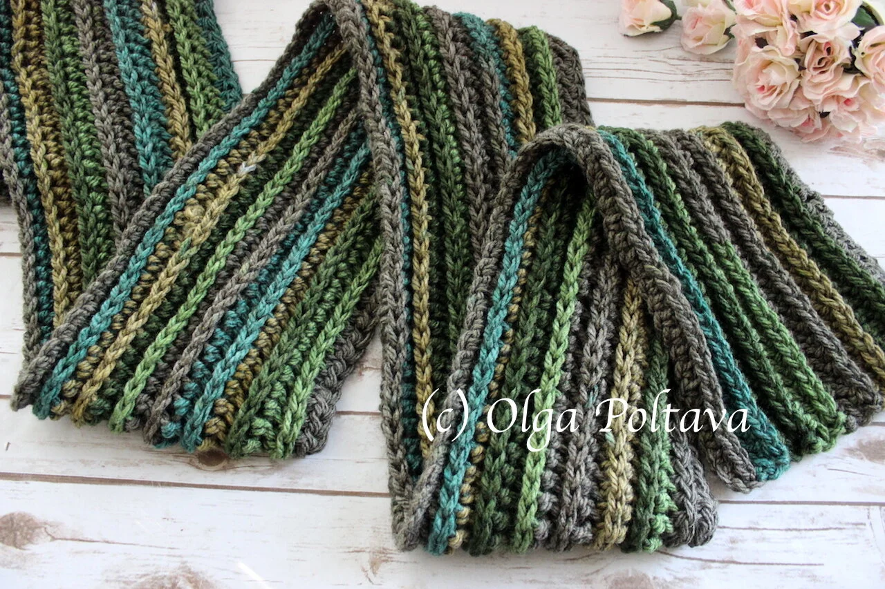 Crochet Muffler for Women, Men, and Children