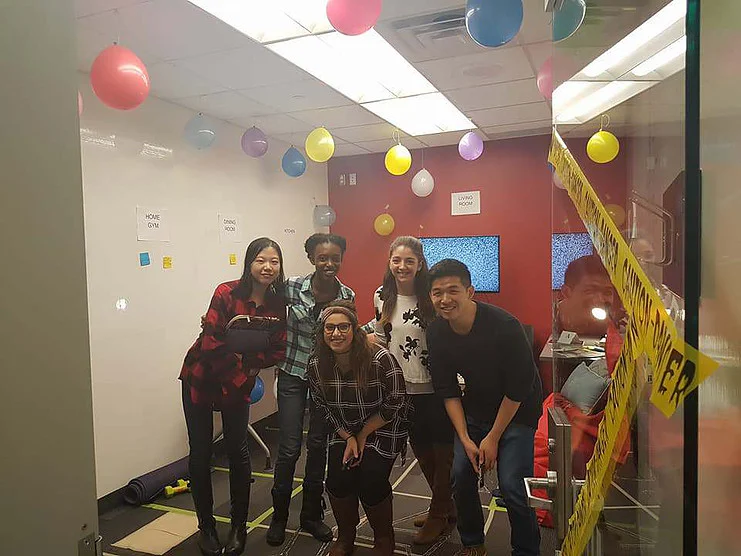 Alice Zhang, Semire Akinola, Noha Lababidi, myself, and Warren Kong!
