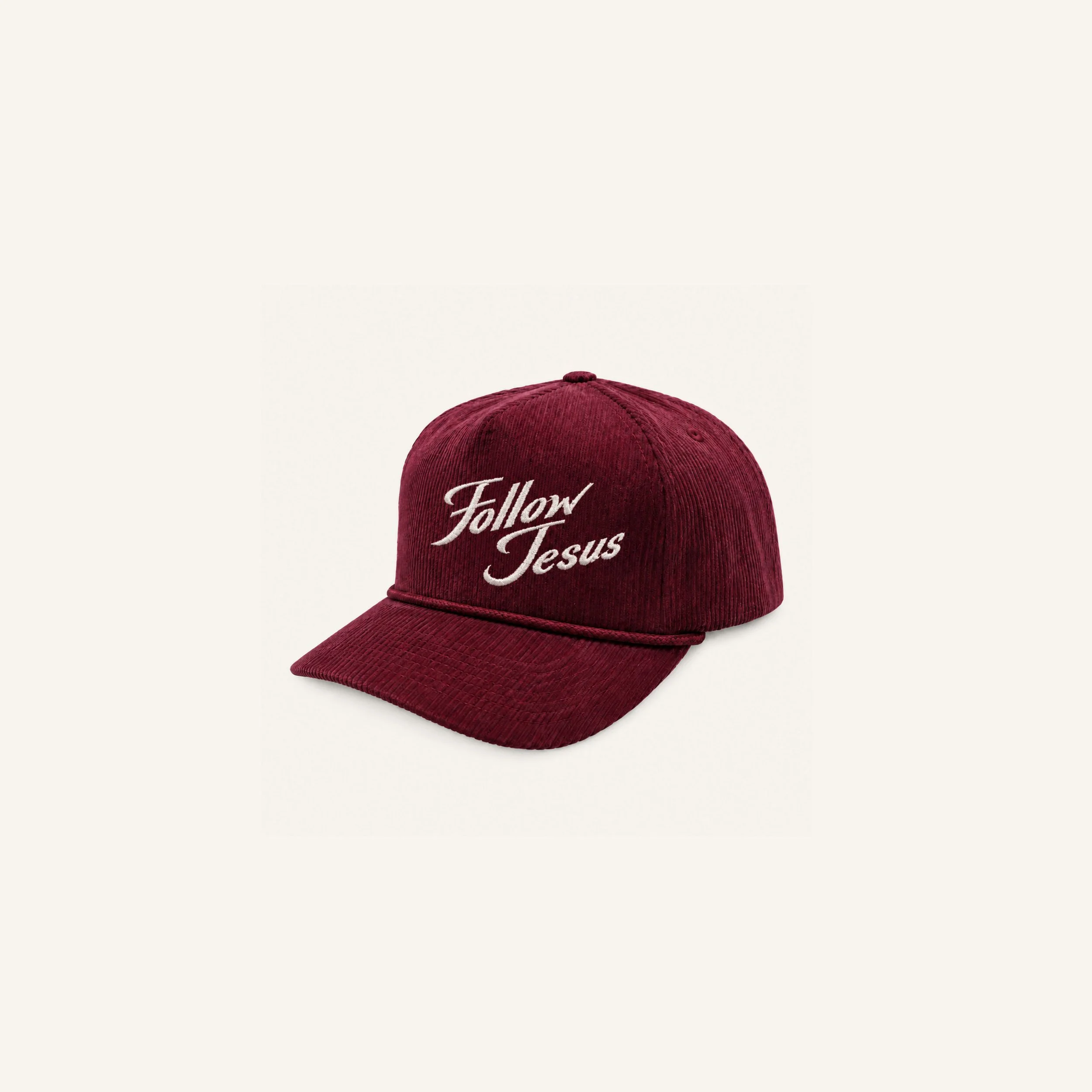 Follow Jesus — Burgundy Cord