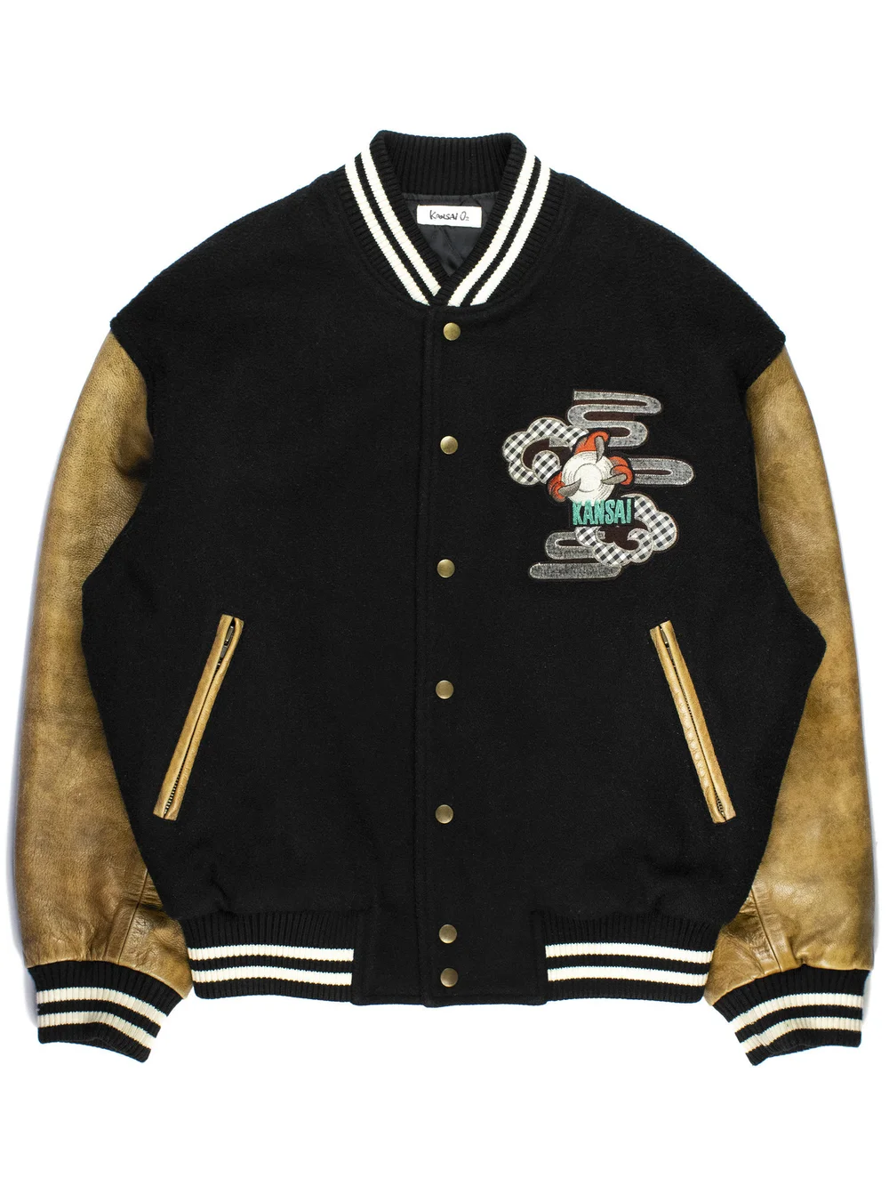 Kansai Yamamoto Embroidered Dragon Varsity Jacket — Middleman Store