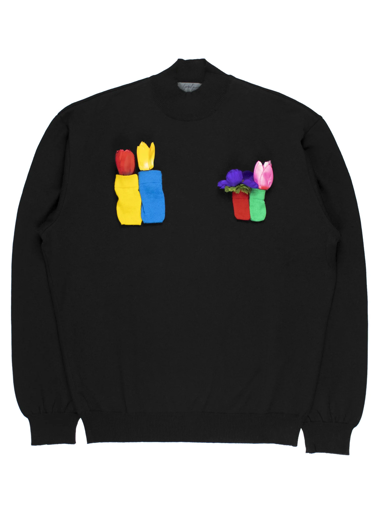 Yohji Yamamoto Pour Homme AW1990 Faux-Floral Sweater