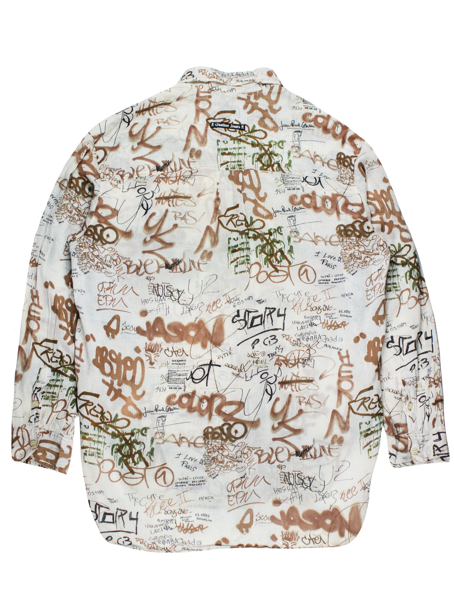 Jean Paul Gaultier SS1994 Graffiti Shirt — Middleman Store