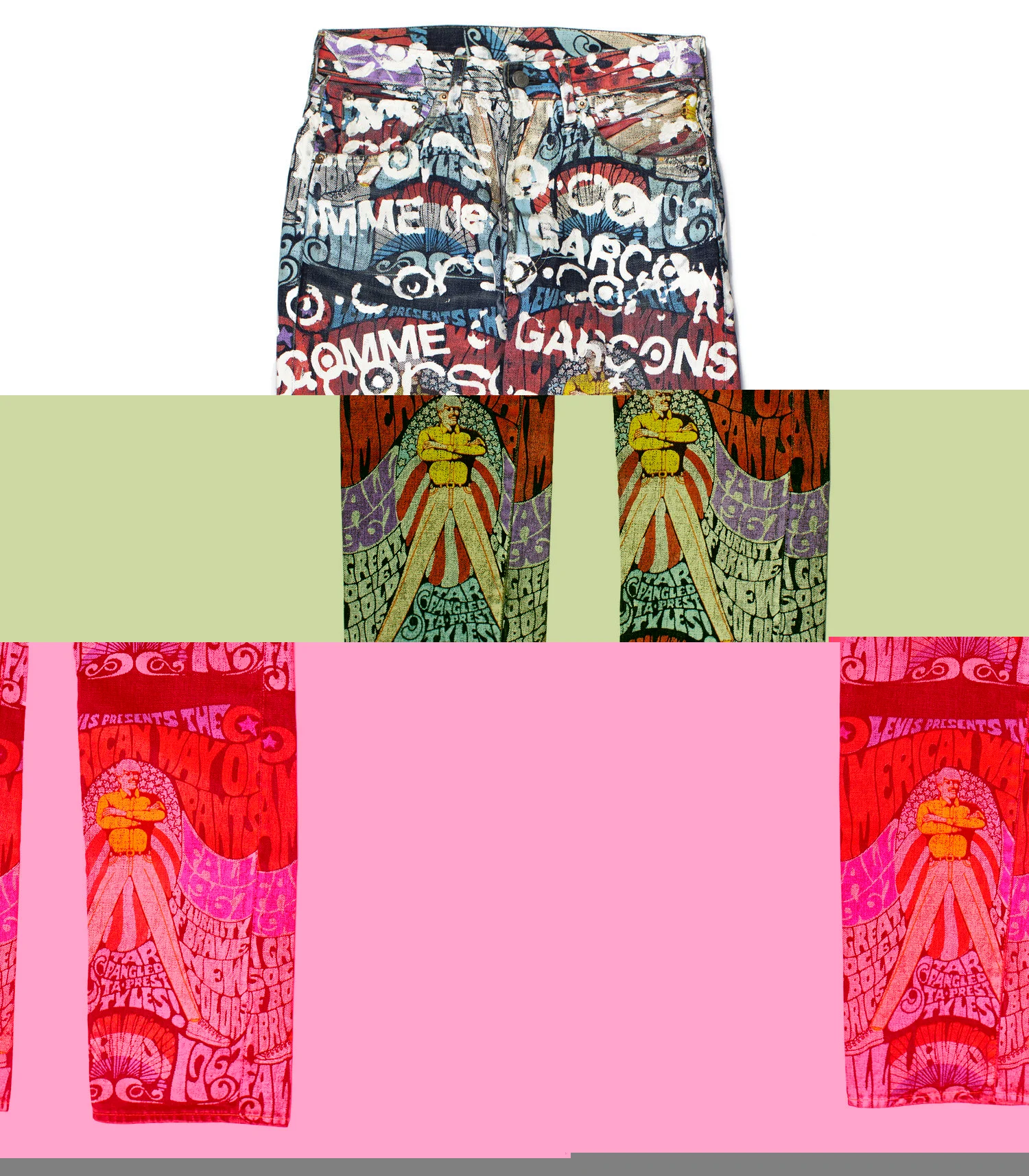 Comme des Garçons x Corso Como Painted Denim