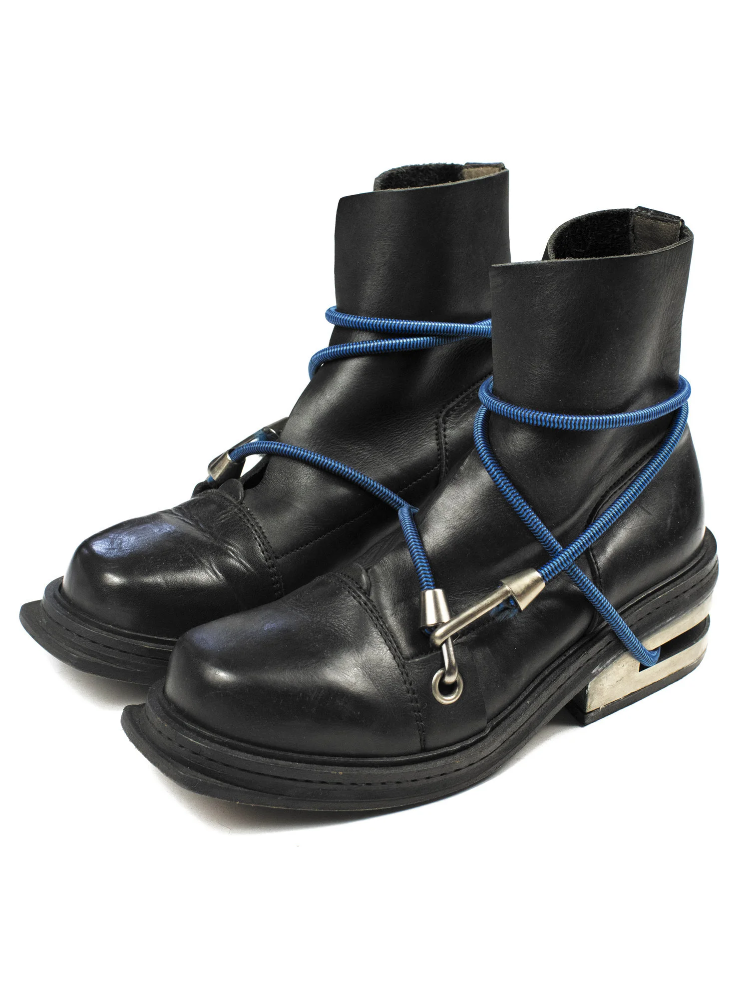 dirk bikkembergs metal heel bungee cord boots