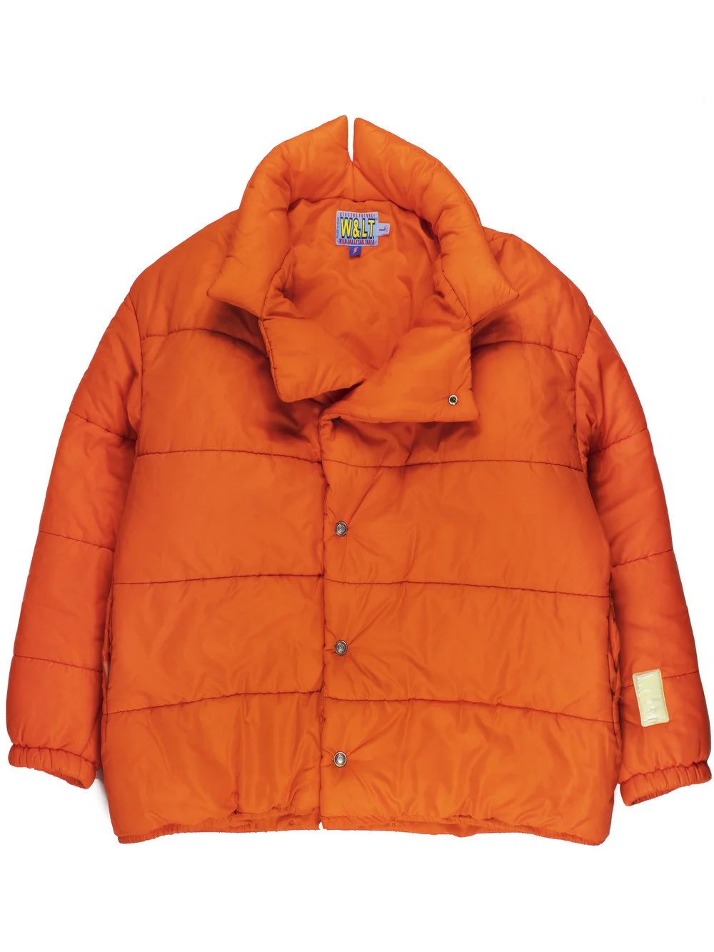 Wild &amp; Lethal Trash AW1996 Safety Orange Puffer Jacket