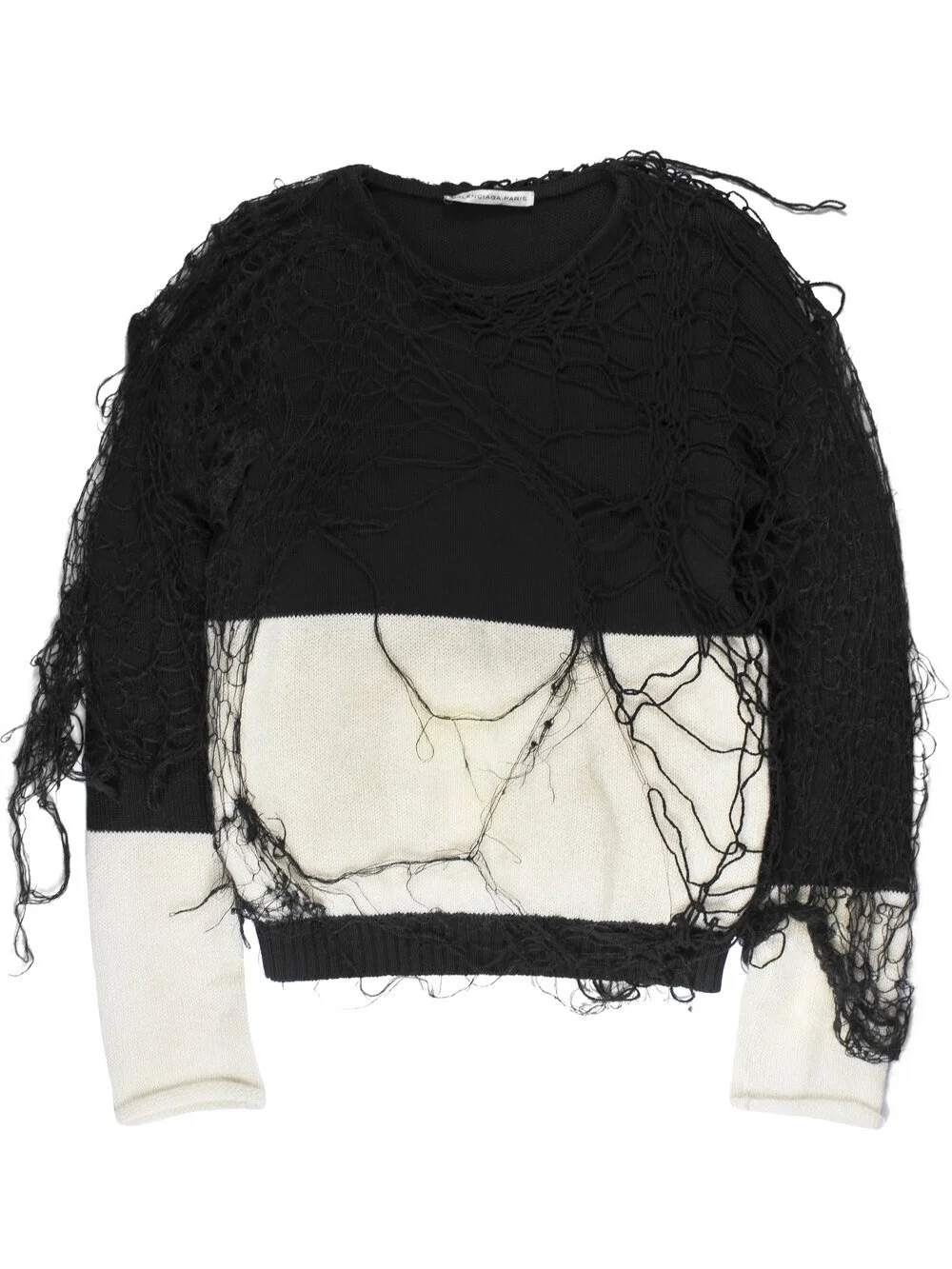 Balenciaga AW2007 Destroyed Mohair Sweater