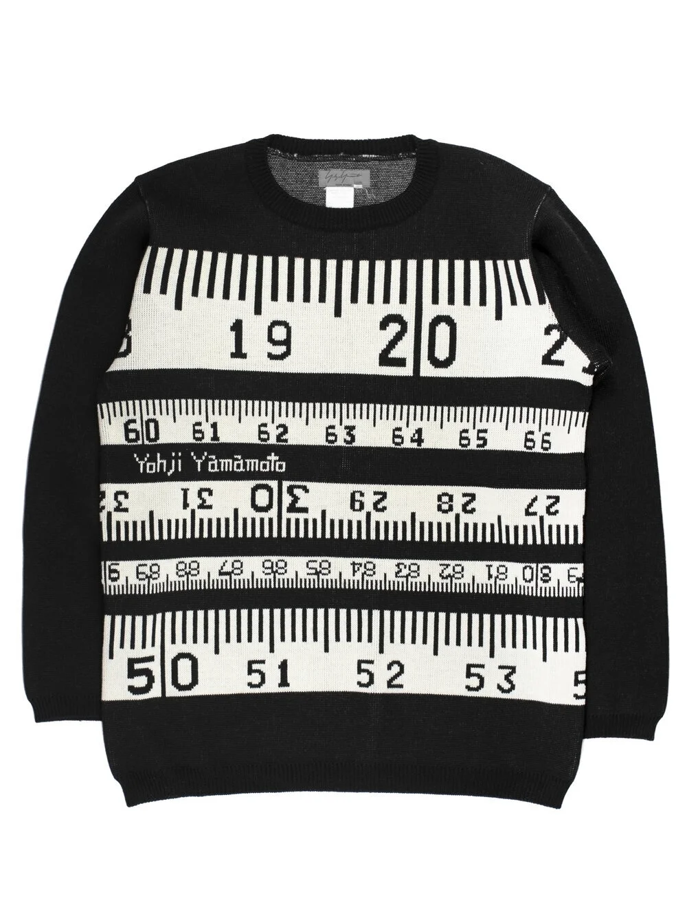 Yohji Yamamoto Pour Homme AW1995 Ruler Sweater