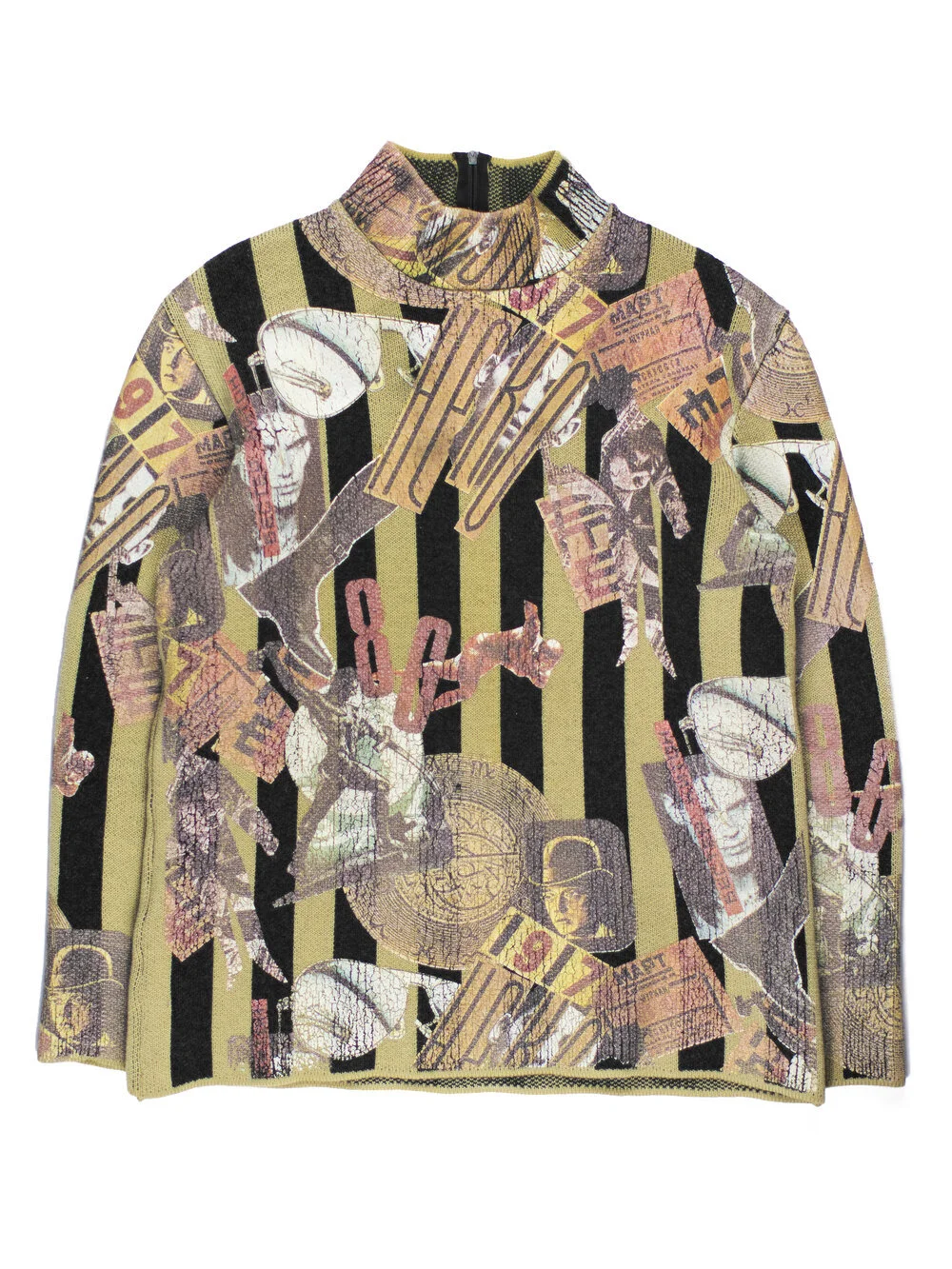 Jean Paul Gaultier AW1986 Russian Constructivist Collage Sweater