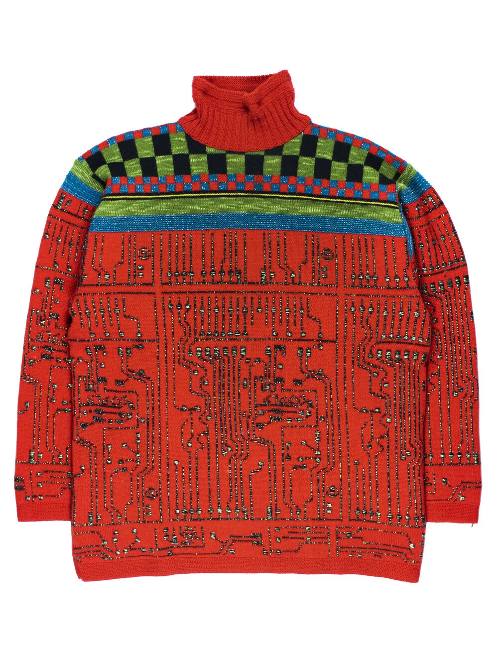 Jean Paul Gaultier AW1995 Circuit Board Sweater — Middleman Store 
